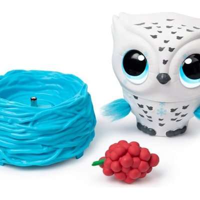 Owleez Interactive Baby Owl (White)