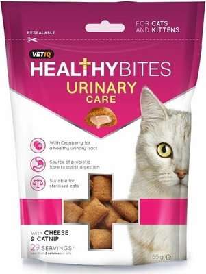 VetIQ HealthyBites Urinary Care Treats for Cats and Kittens (65g)