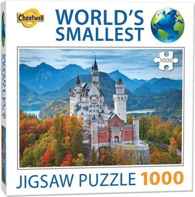 World's Smallest Jigsaw Puzzle - Neuschwanstein Castle (1000 Pieces)