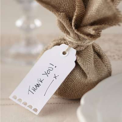 Vintage Affair - White Luggage Tags (Pack of 10)