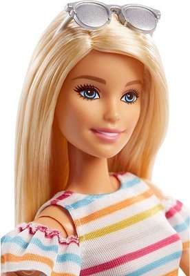Barbie Fashionista Wheelchair Doll (With Accessories)(Blonde Hair)