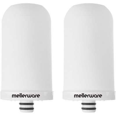 Mellerware Ceramic Water Filter (2000L per Filter)(2 Pack)(White)