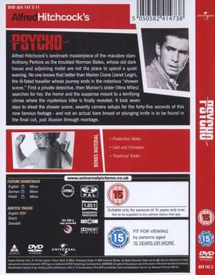 Psycho (English, German, Polish, DVD)