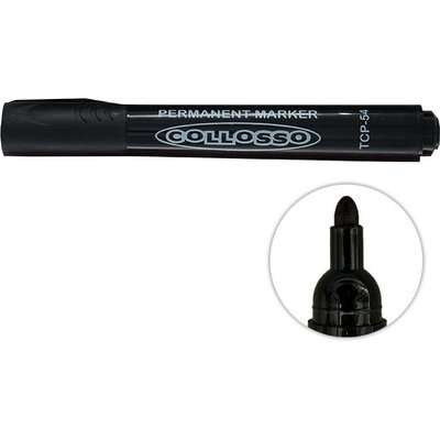 Collosso Bullet Point Permanent Marker (Black)(Box of 10)