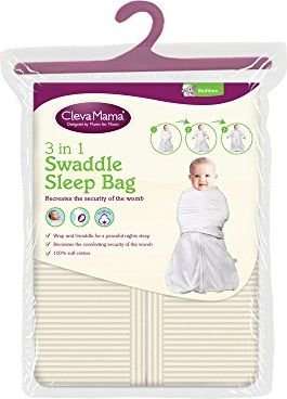 Clevamama ClevaSwaddle Bag 0-3 Months - Cream