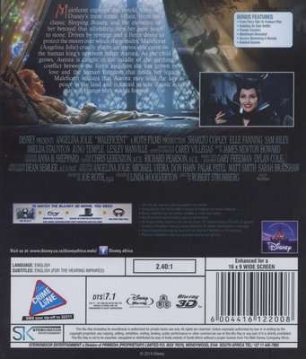 Maleficent - 2D / 3D (Blu-ray disc)