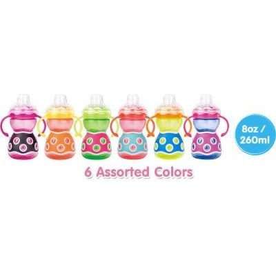 Jjs Bubble Cup with Sipper Straw (260ml) (Supplied Colour May Vary)