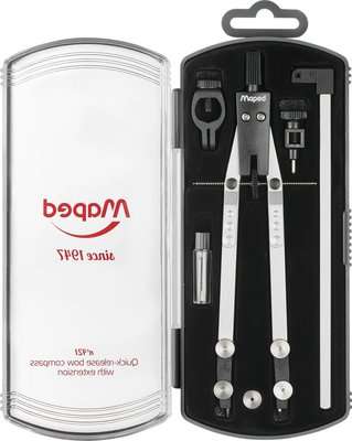 Maped Bow Compass with Extension(5 Piece)
