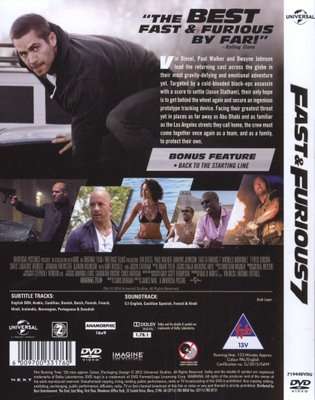 Fast & Furious 7 (DVD)