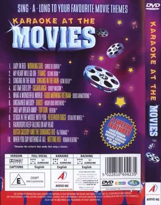 Karaoke at the Movies (DVD)