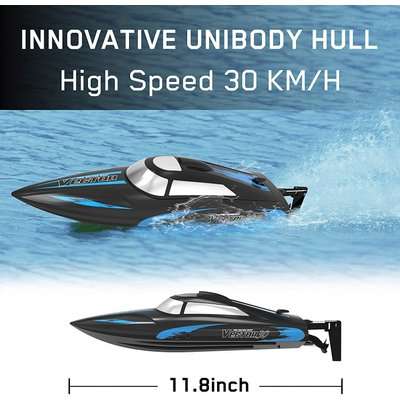 Exhobby R/C Vector 30 Brushed Boat with Battery & USB Charger (Single Unit - Supplied Colour May Var