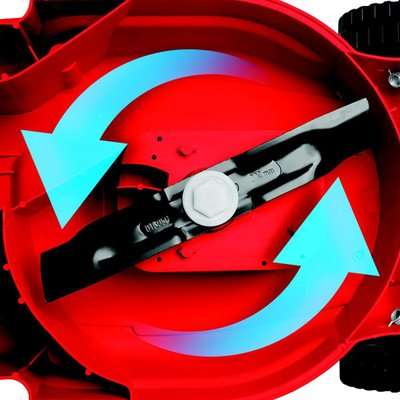 Casals Electric Lawnmower with 300mm Cutting Diameter (1000W)(Red)