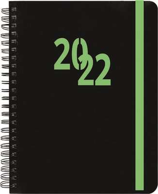 2022 A4 Wiro Page A Day Diary (Green)