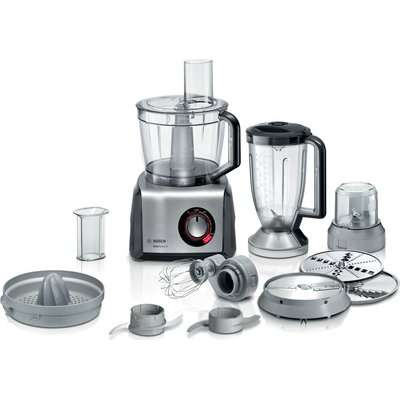 Bosch MC812M844 MultiTalent 8 Food Processor (1250W) (White)