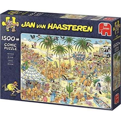 Jumbo Jan Van Haasteren Jigsaw Puzzle - The Oasis (1500 Pieces)