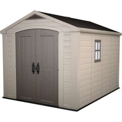 Keter Factor 8x11 Shed (Beige / Brown)