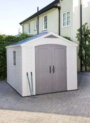 Keter Factor 8x11 Shed (Beige / Brown)