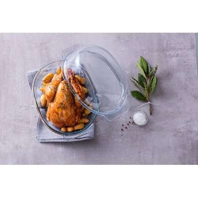 Pyrex Casserole Chicken Roaster with Lid (5.9L)