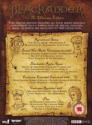 Black Adder - Season 1-4 - The Ultimate Edition (DVD, Boxed set)