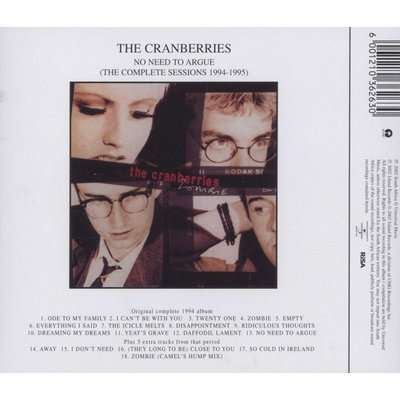 No Need To Argue - The Complete Sessions 1994-1995 (CD)