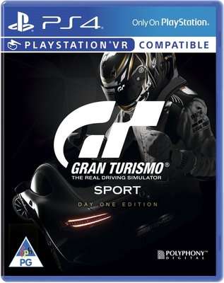 Gran Turismo: Sport (PlayStation 4, Blu-ray disc)