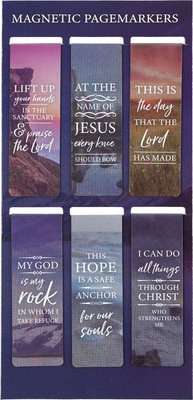Psalm 134:2 Lift Up Your Hands (Set Of 6)(Magnetic Pagemarkers)