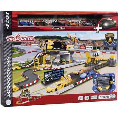 Majorette Creatix Lamborghini Race with 5 cars