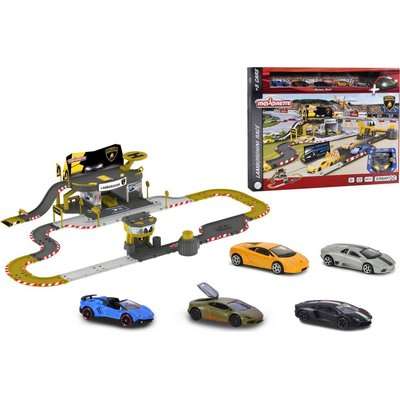 Majorette Creatix Lamborghini Race with 5 cars