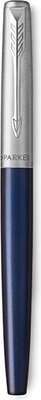 Parker Jotter Fountain Pen - Medium Nib, Blue Ink (Royal Blue with Chrome Trim) - in Gift Box