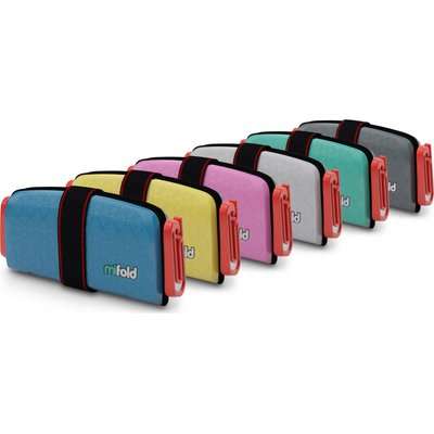 Mifold Grab & Go Car Booster Seat (Denim Blue)