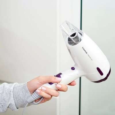 Taurus Studio 2200 Ionic - 2 Speed Foldable Hair Dryer with DC Motor (2200W)(White)