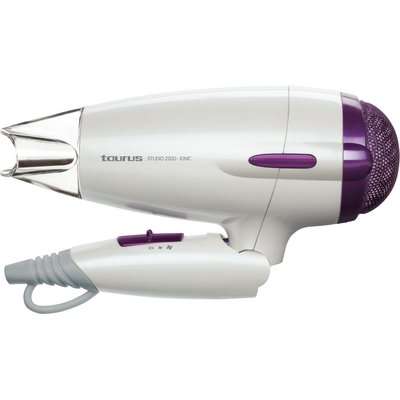 Taurus Studio 2200 Ionic - 2 Speed Foldable Hair Dryer with DC Motor (2200W)(White)