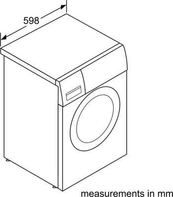 Bosch 6kg Front Loader Washing Machine (Silver)