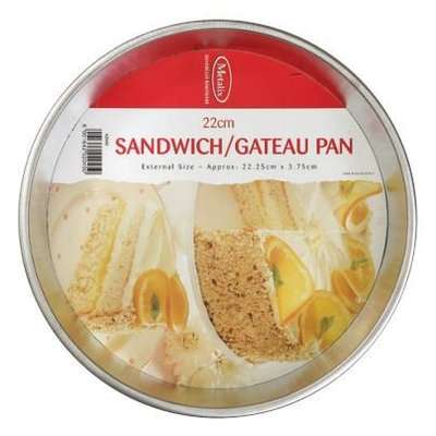 Metalix Round Sandwich Baking Pan (220mm)