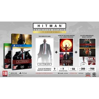 Hitman: Definitive Edition - Steelbook Edition (XBox One)