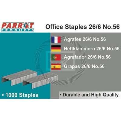 STAPLES 26/6 (No56) (1000pcs) 30 pages