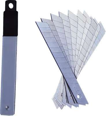 Treeline Stainless Steel Cutter Blades  (18mm)(Tube of 10)