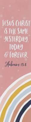 Jesus Is The Same Hebrews 13:8 (Pack Of 10)(Sunday School Bookmark)