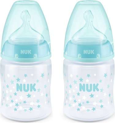NUK First Choice Bottle with Temperature Control - Stars (0-6 Months)(150ml)(2 Pack)