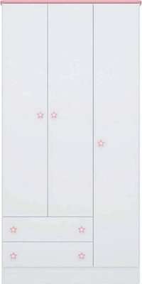 Linx Baby Wardrobe (White | Pink)
