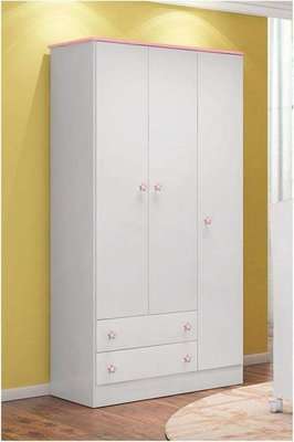 Linx Baby Wardrobe (White | Pink)