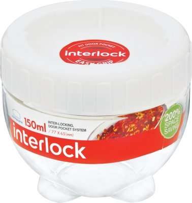 Lock & Lock Interlock Container (150ml)(White)
