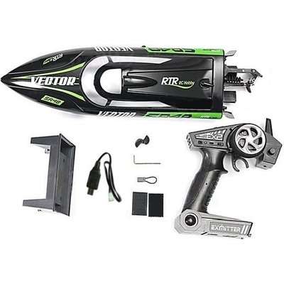 Exhobby R/C Vector SR48 Brushed Boat with Battery & USB Charger