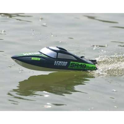 Exhobby R/C Vector SR48 Brushed Boat with Battery & USB Charger