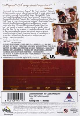 Four Weddings And A Funeral  (DVD)