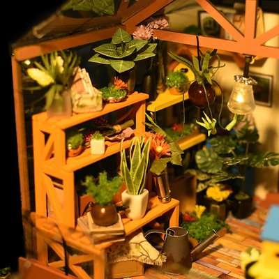 Robotime Wooden Model DIY House Kit - Cathy's Flower House