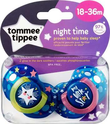 Tommee Tippee Closer to Nature Night Soother (18 - 36 Months | 2 Pack)