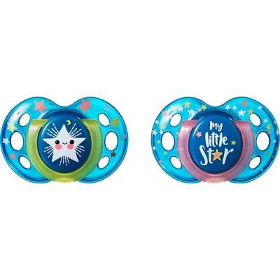 Tommee Tippee Closer to Nature Night Soother (18 - 36 Months | 2 Pack)