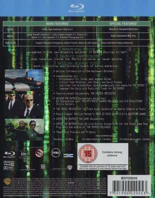 The Complete Matrix Trilogy - The Matrix / The Matrix: Reloaded / The Matrix: Revolutions (Blu-ray d