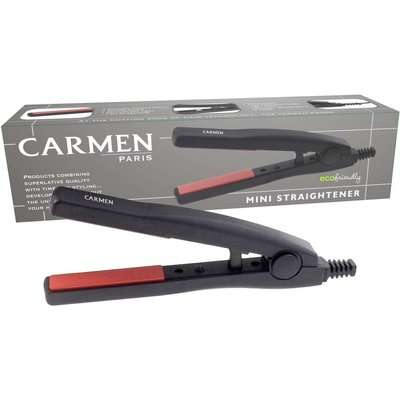 Carmen Paris 1235 Ceramic Mini Hair Straightener Brush